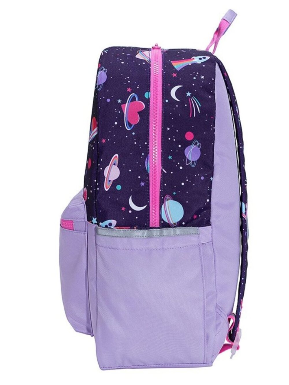 Pottery Barn Kids Astor Large Backpack Rainbow Heart Galaxy - New! - Picture 7 of 9